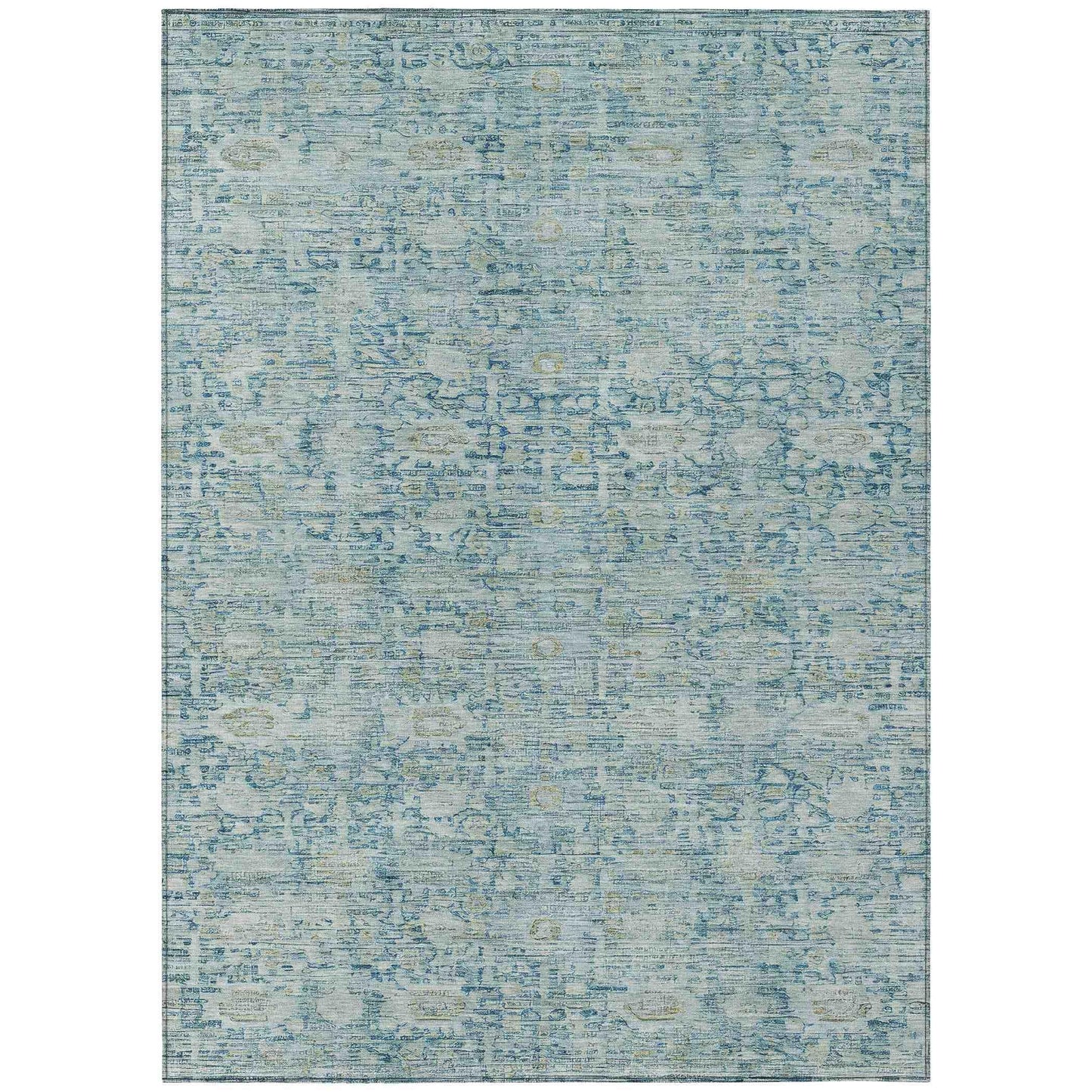Addison Rugs Laeora Blue Washable Indoor-Outdoor Rug