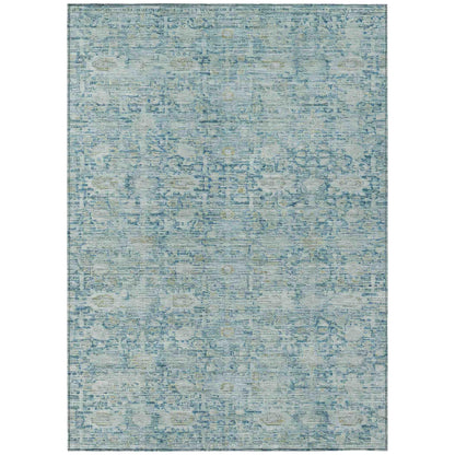 Addison Rugs Laeora Blue Washable Indoor-Outdoor Rug