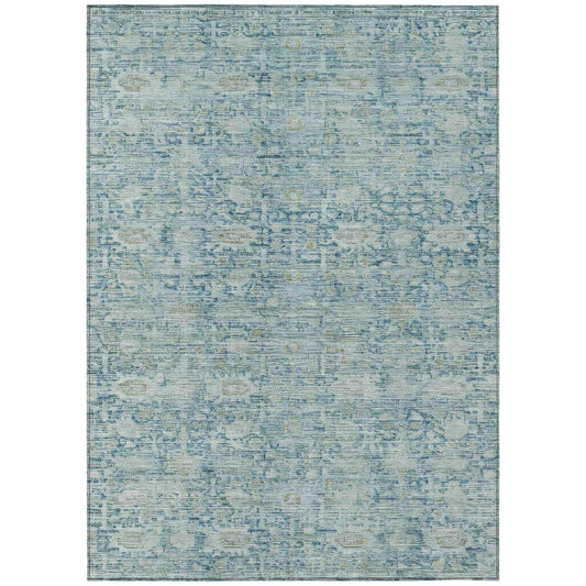 Addison Rugs Laeora Blue Washable Indoor-Outdoor Rug