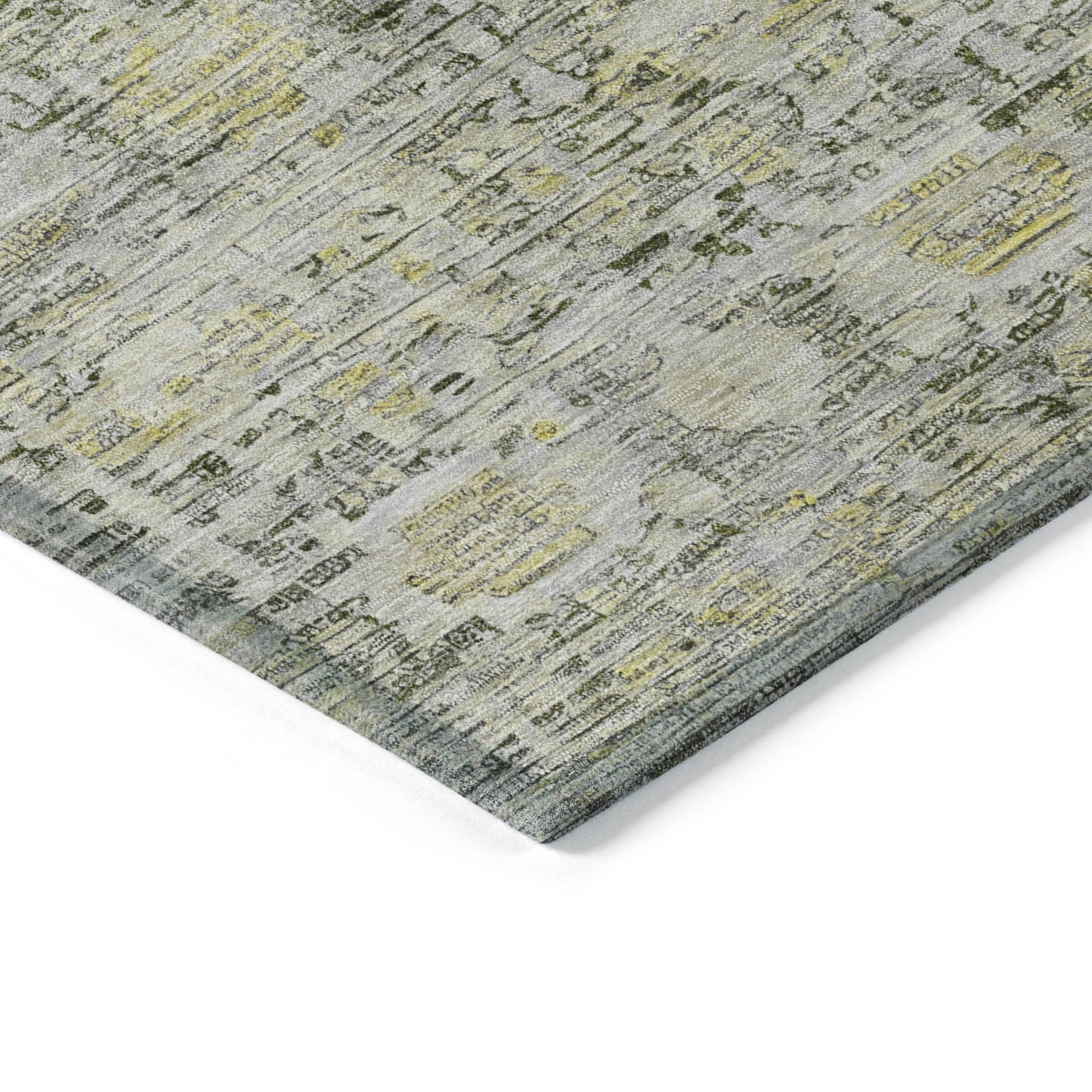Addison Rugs Laeora Gray Washable Indoor-Outdoor Rug