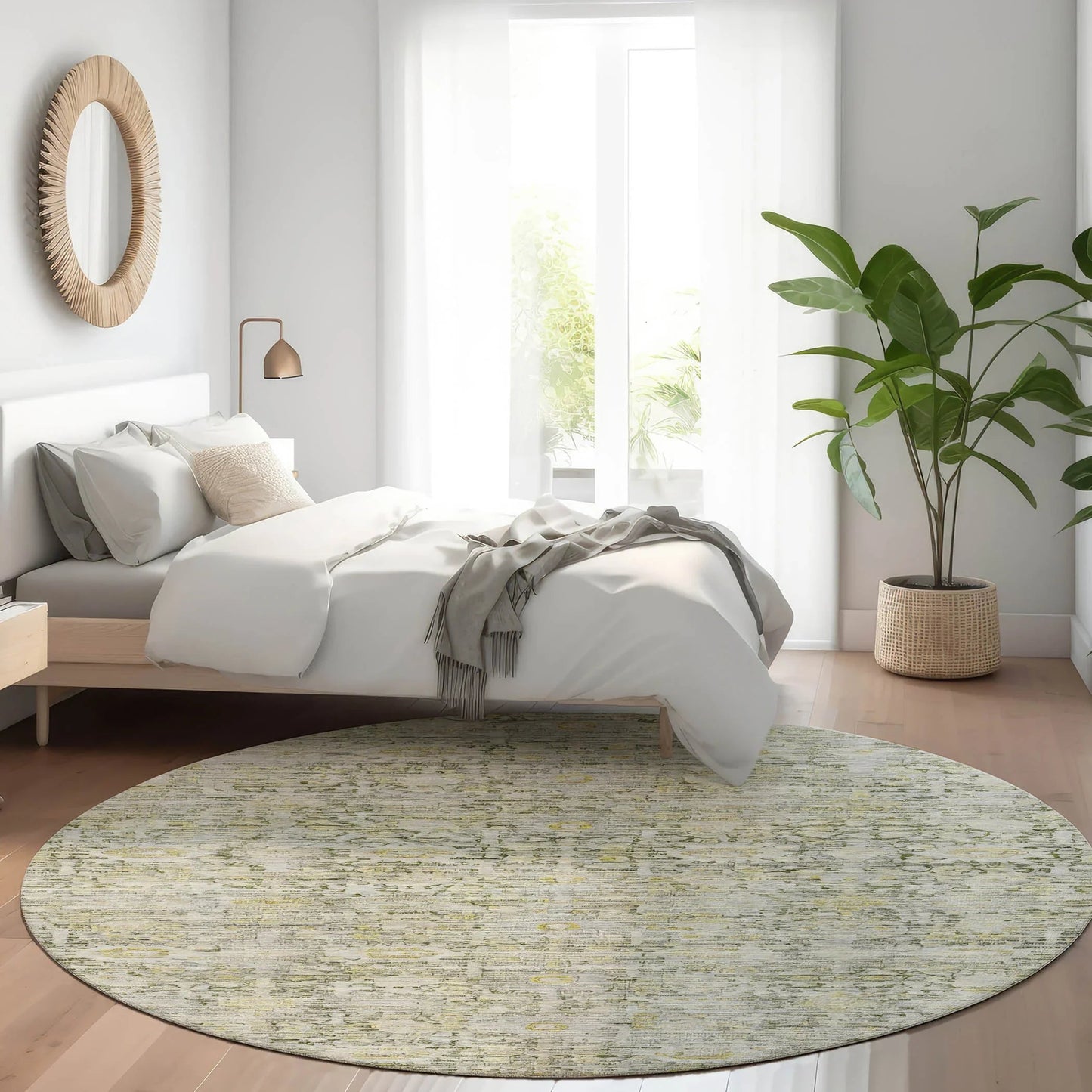 Addison Rugs Laeora Gray Washable Indoor-Outdoor Rug