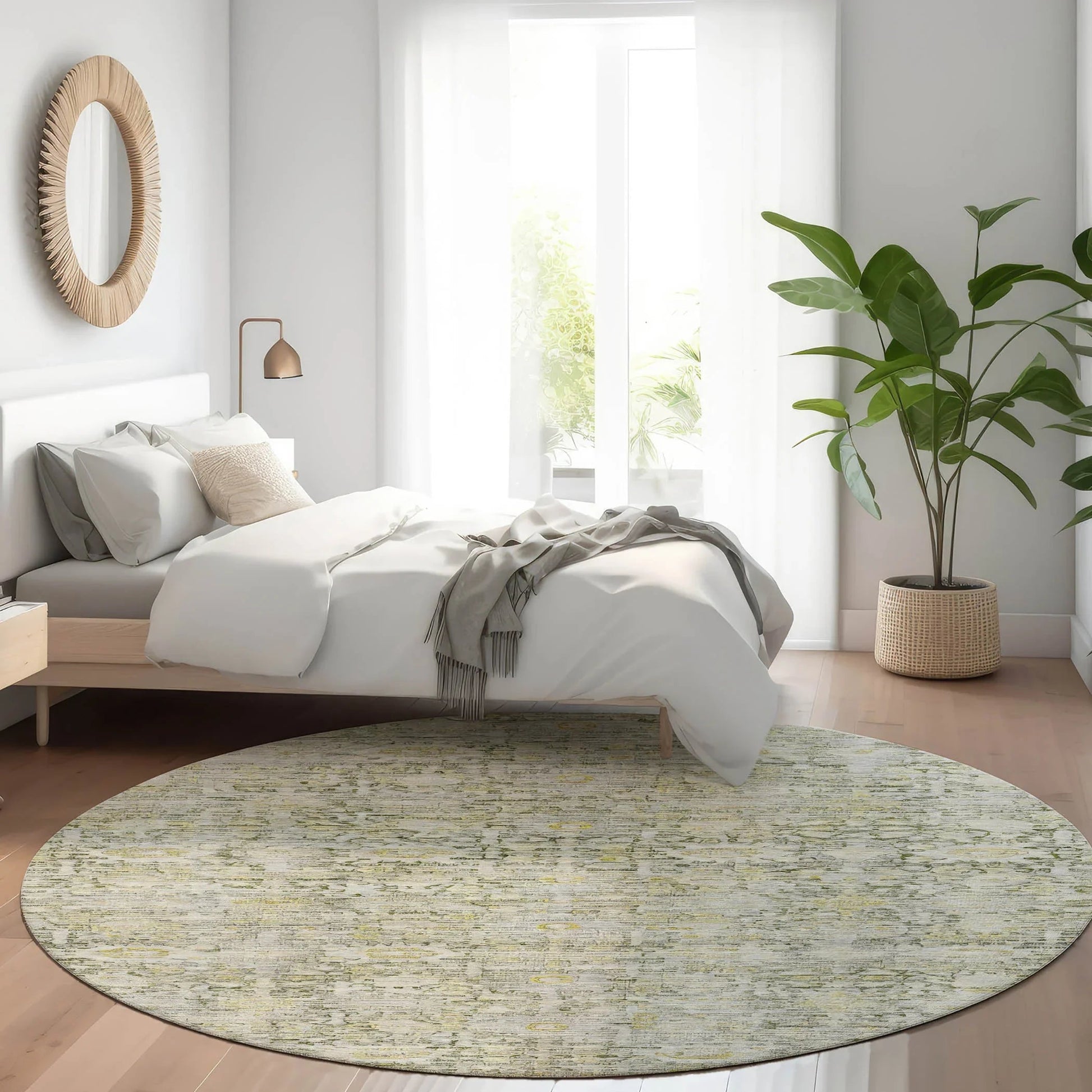 Addison Rugs Laeora Gray Washable Indoor-Outdoor Rug