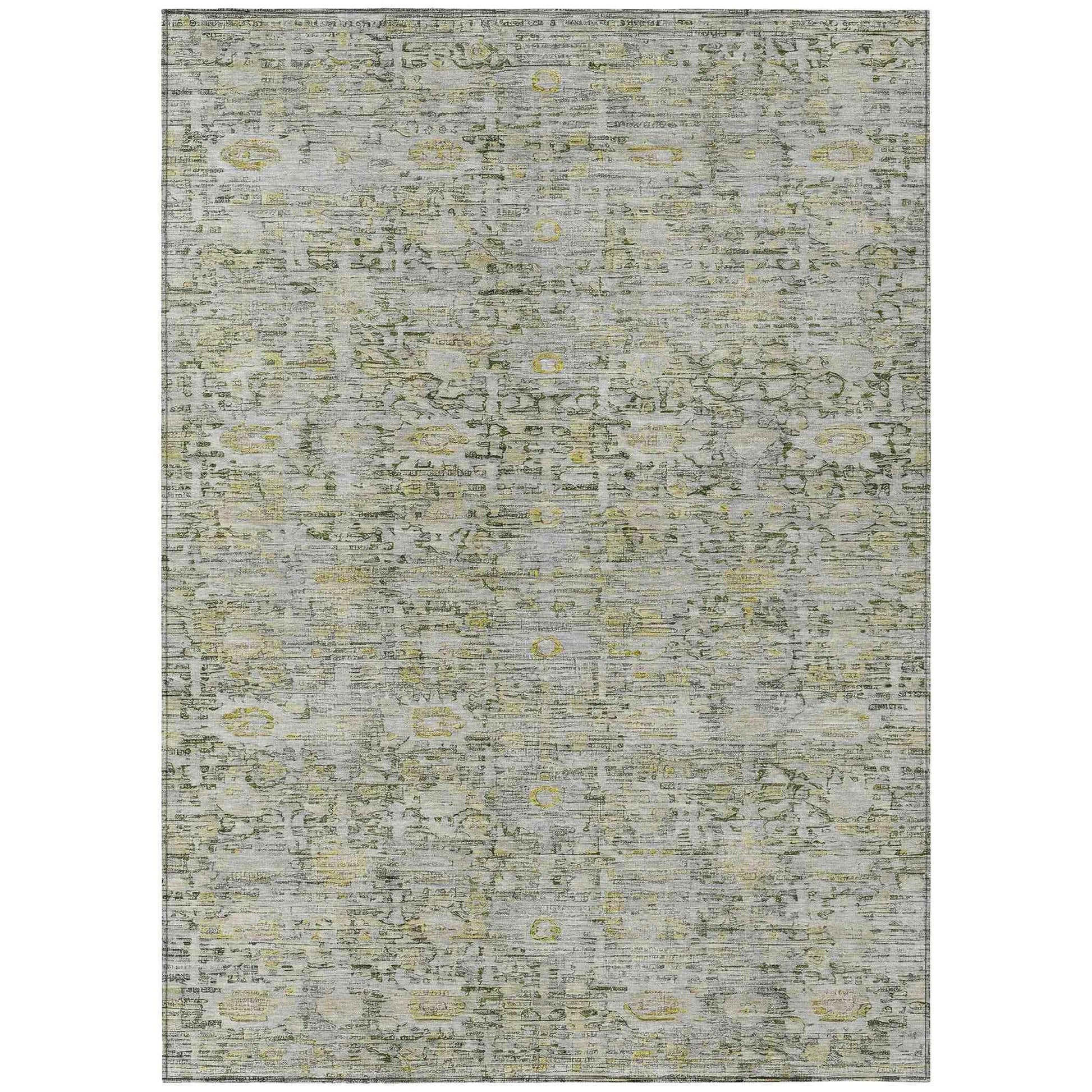 Addison Rugs Laeora Gray Washable Indoor-Outdoor Rug