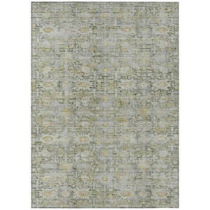 Addison Rugs Laeora Gray Washable Indoor-Outdoor Rug