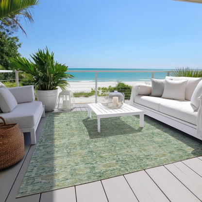 Addison Rugs Laeora Green Washable Indoor-Outdoor Rug