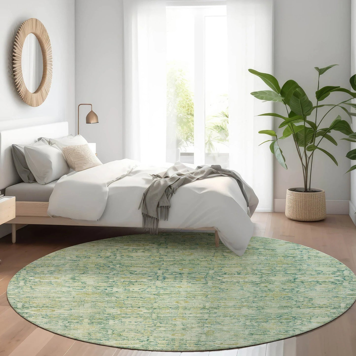 Addison Rugs Laeora Green Washable Indoor-Outdoor Rug