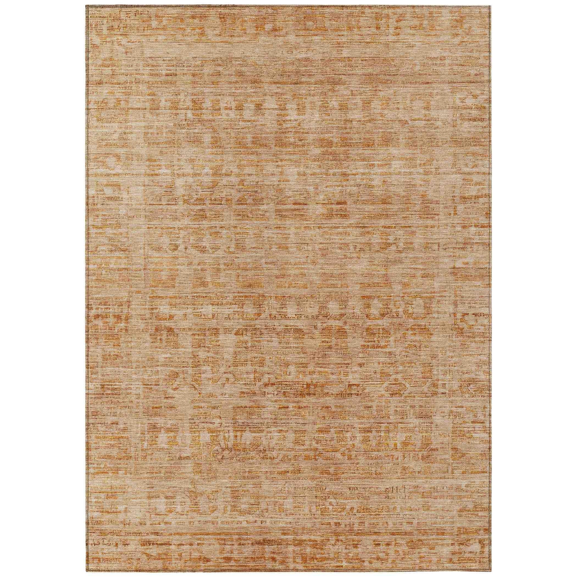 Addison Rugs Laeora Orange Washable Indoor-Outdoor Rug