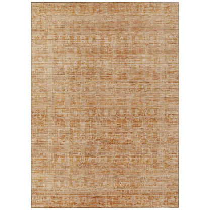 Addison Rugs Laeora Orange Washable Indoor-Outdoor Rug