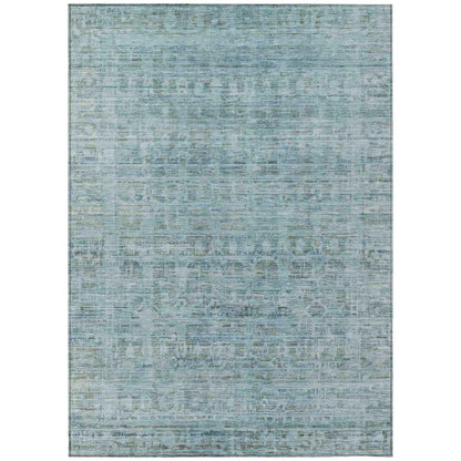 Addison Rugs Laeoril Blue Washable Indoor-Outdoor Rug