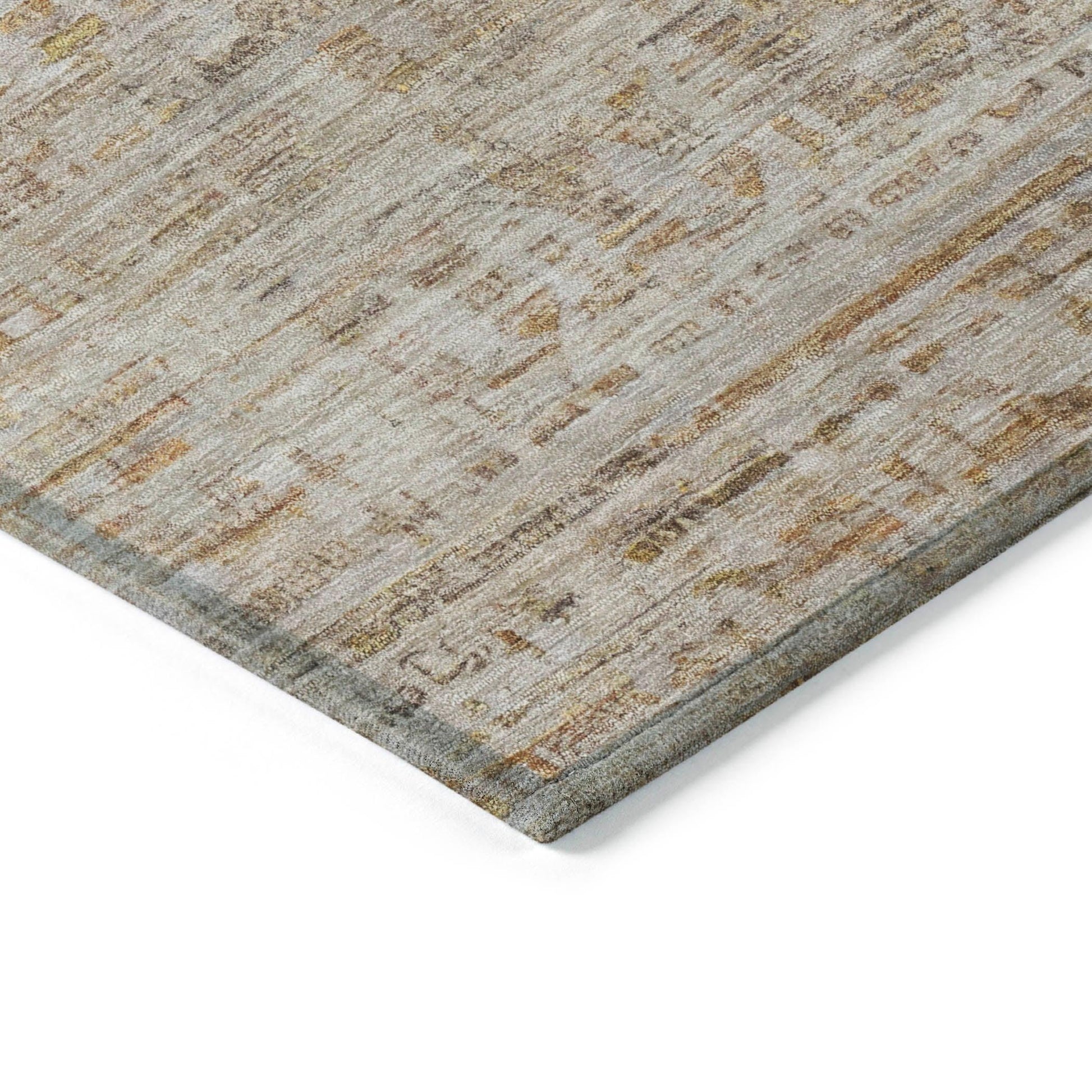 Addison Rugs Laeoril Brown Washable Indoor-Outdoor Rug