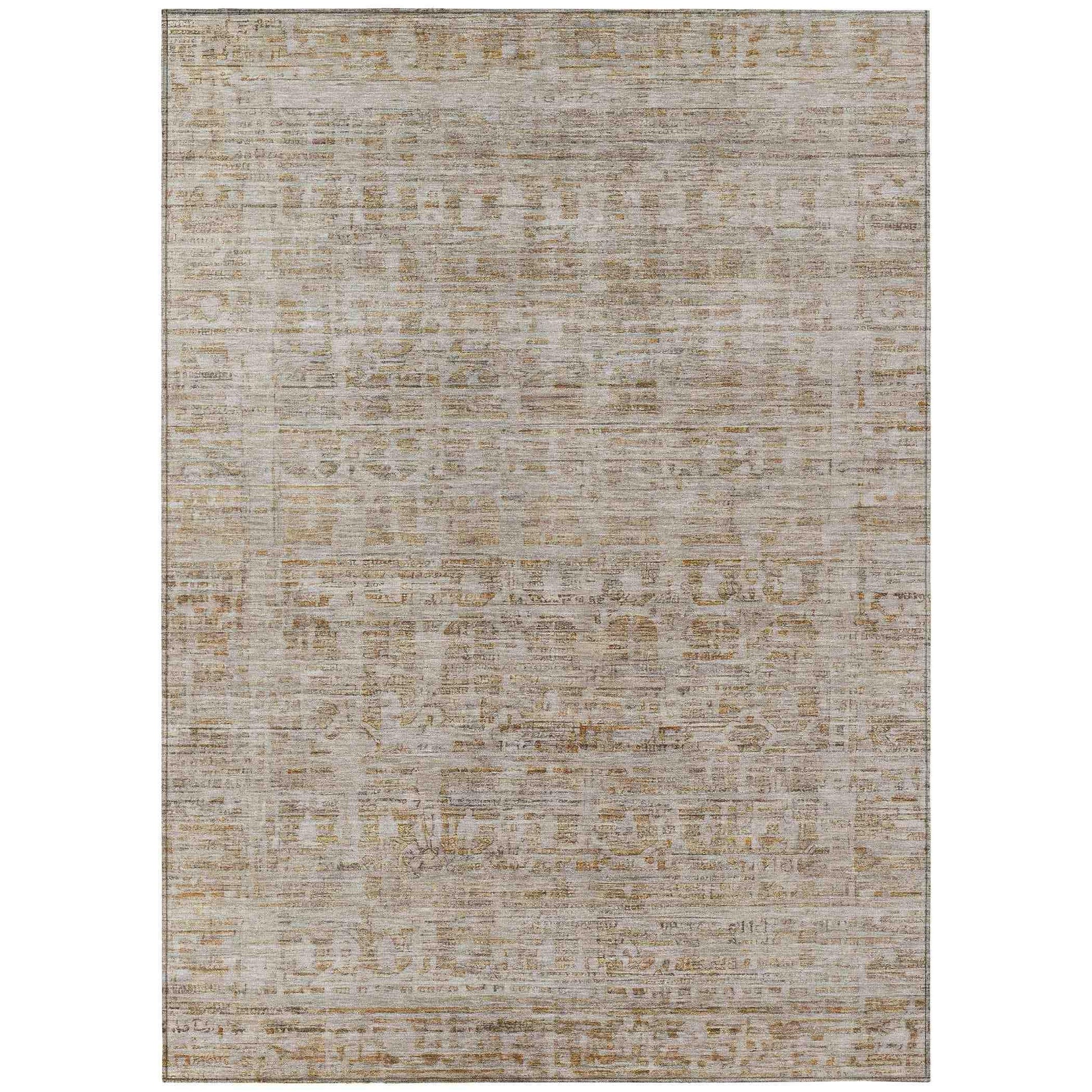 Addison Rugs Laeoril Brown Washable Indoor-Outdoor Rug