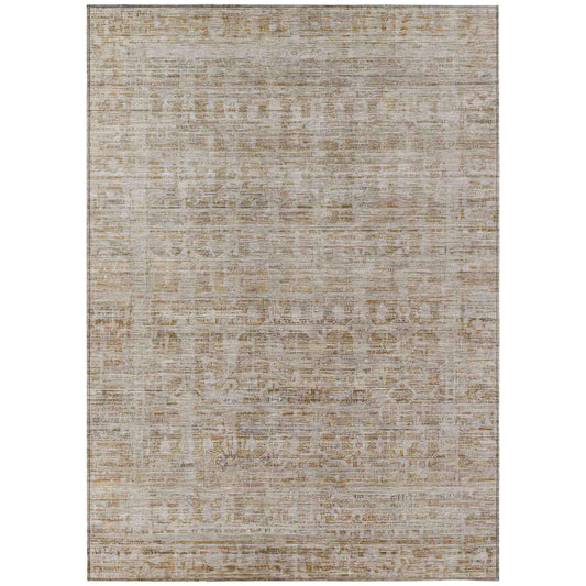 Addison Rugs Laeoril Brown Washable Indoor-Outdoor Rug