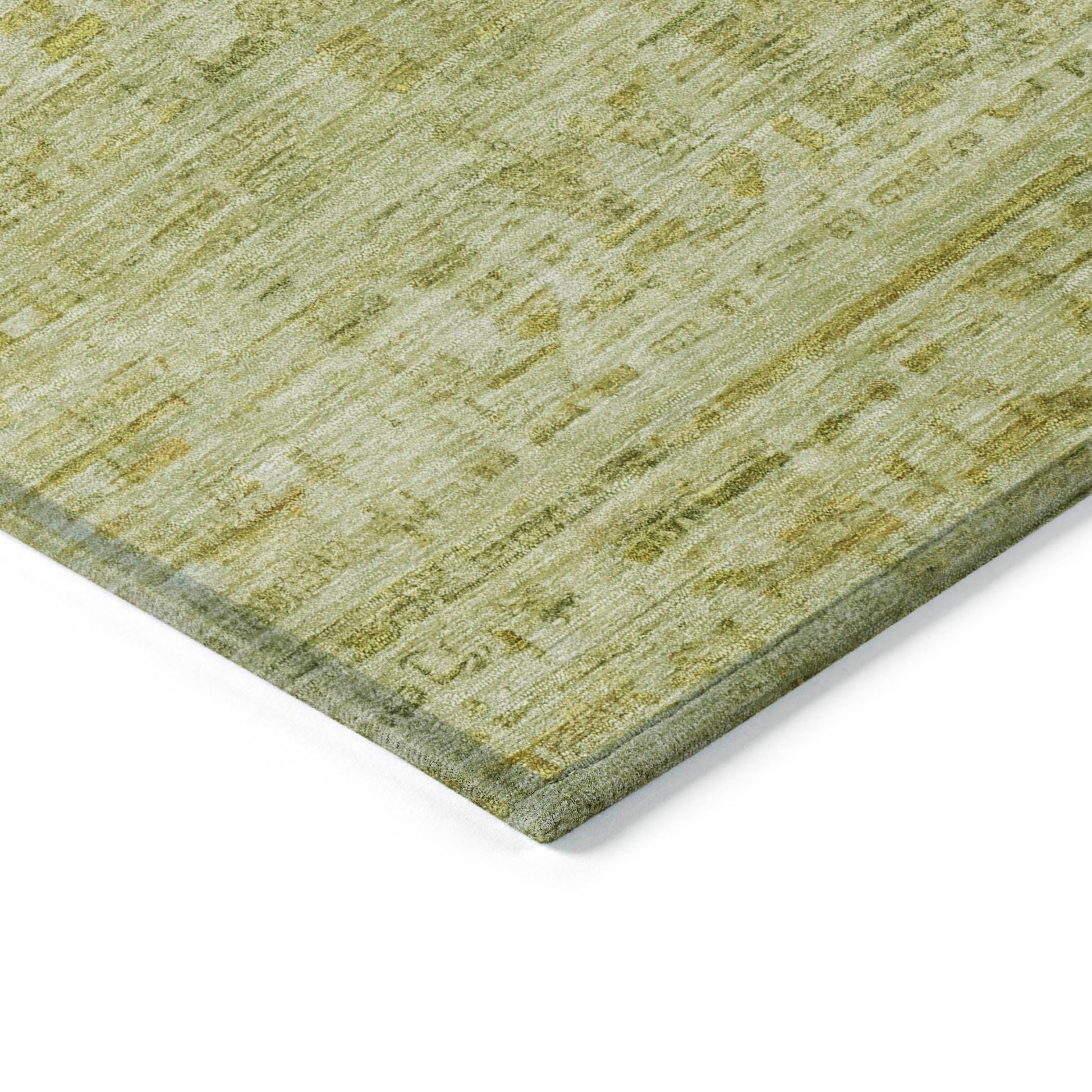 Addison Rugs Laeoril Green Washable Indoor-Outdoor Rug