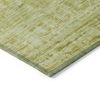 Addison Rugs Laeoril Green Washable Indoor-Outdoor Rug