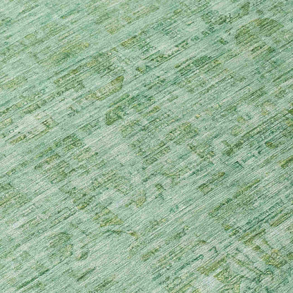 Addison Rugs Laeoril Teal Washable Indoor-Outdoor Rug