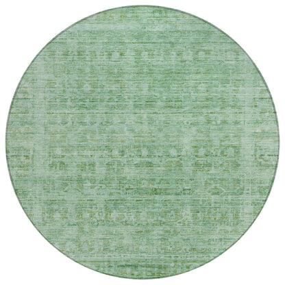 Addison Rugs Laeoril Teal Washable Indoor-Outdoor Rug