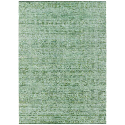 Addison Rugs Laeoril Teal Washable Indoor-Outdoor Rug