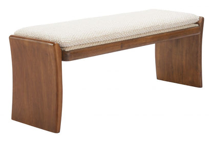 Zuo Modern Lafa Textured Fabric Bedroom Bench