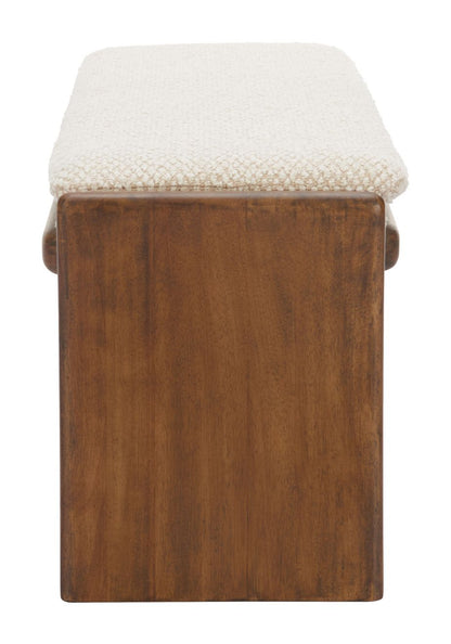 Zuo Modern Lafa Textured Fabric Bedroom Bench