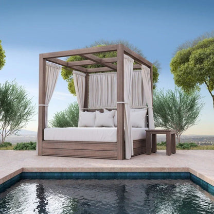 Laguna Aluminum Square Outdoor End Table -- view 3