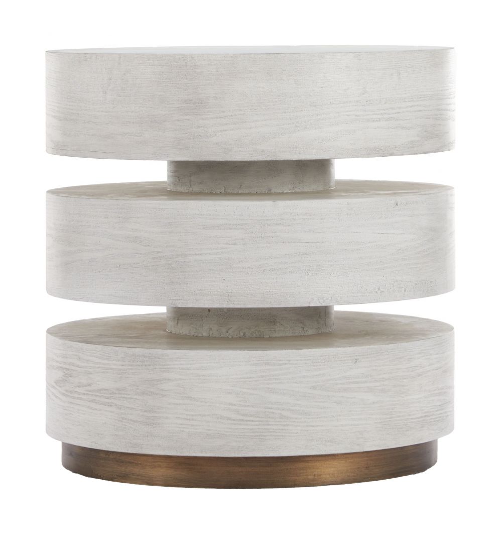 Zuo Modern Laha Wooden White Side Table