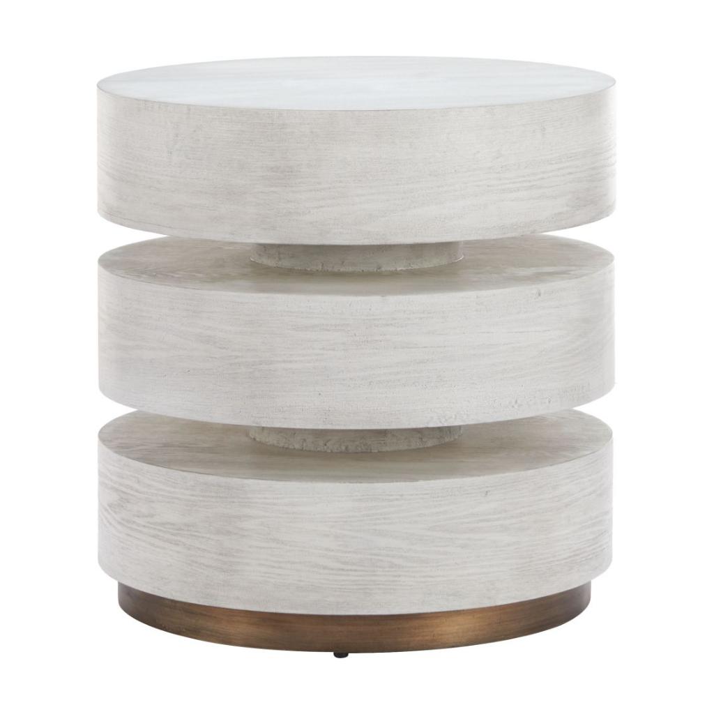 Zuo Modern Laha Wooden White Side Table
