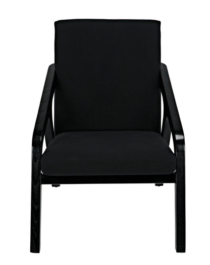 Lamar Chair, Charcoal Black-Accent Chairs-Noir-Sideboards and Things