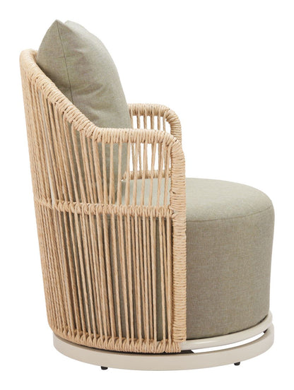 Zuo Modern Lanai Olefin Fabric Swivel Outdoor Accent Chair