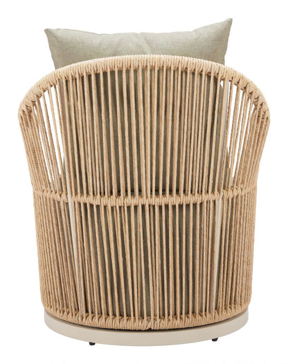 Zuo Modern Lanai Olefin Fabric Swivel Outdoor Accent Chair