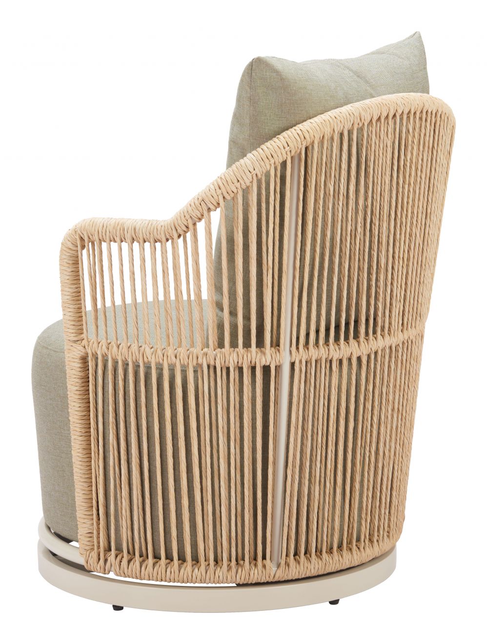 Zuo Modern Lanai Olefin Fabric Swivel Outdoor Accent Chair