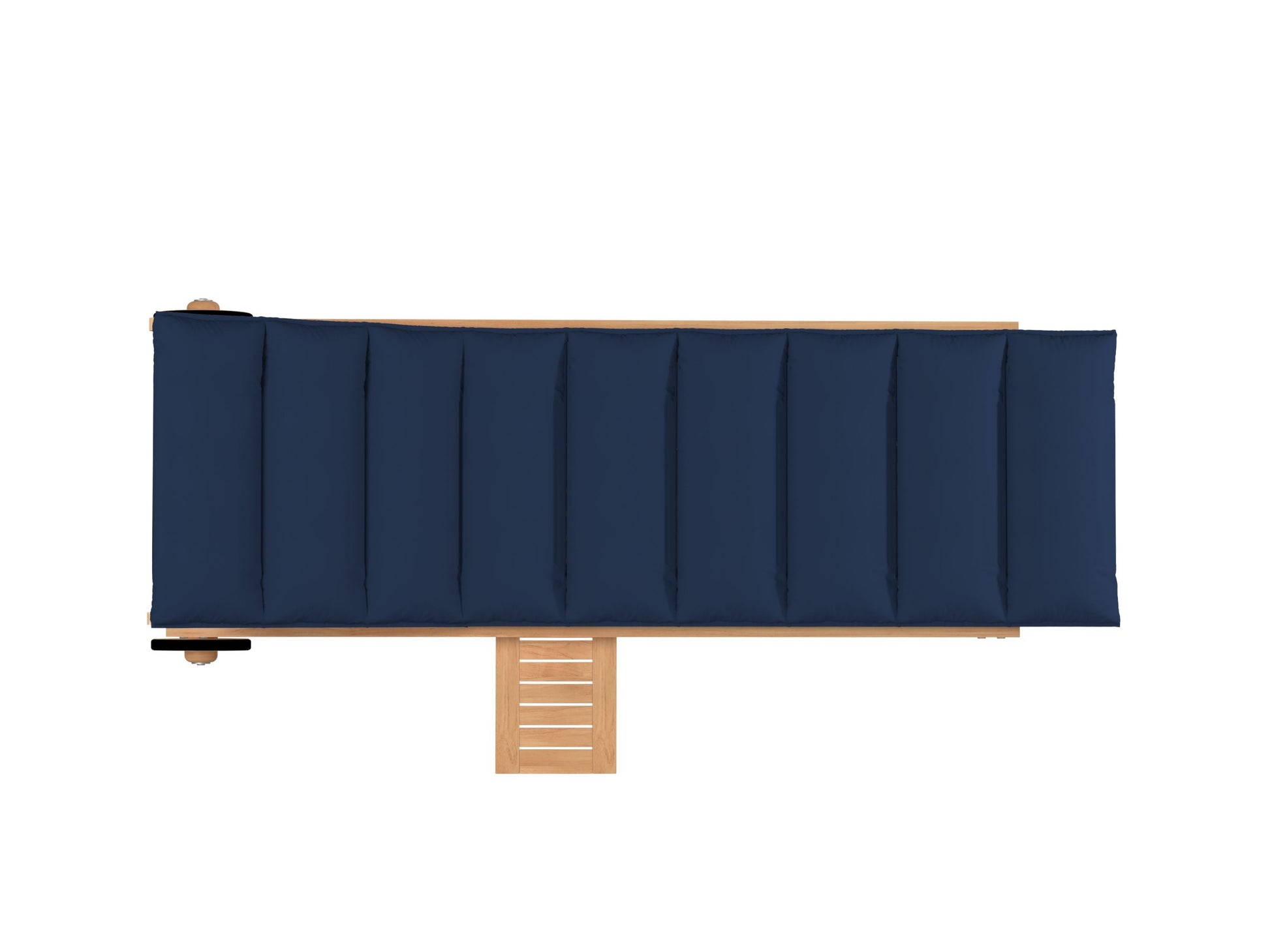 HiTeak Lance Teak Outdoor Sunlounger with Sunbrella Cushions