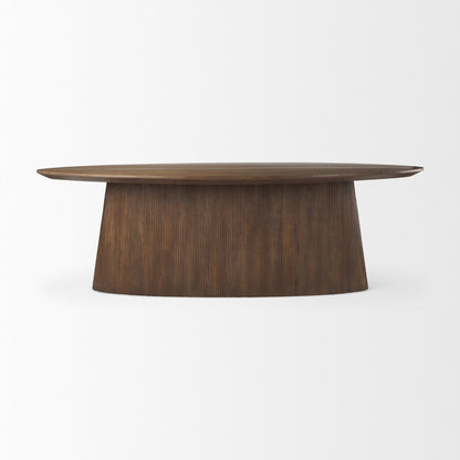 Mercana Lance Wooden Oval Dining Table