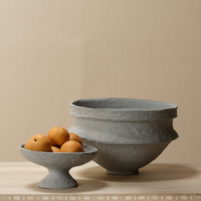 Landscape Large Bowl - Grey-Boxes & Bowls-Jamie Young-Sideboards and Things