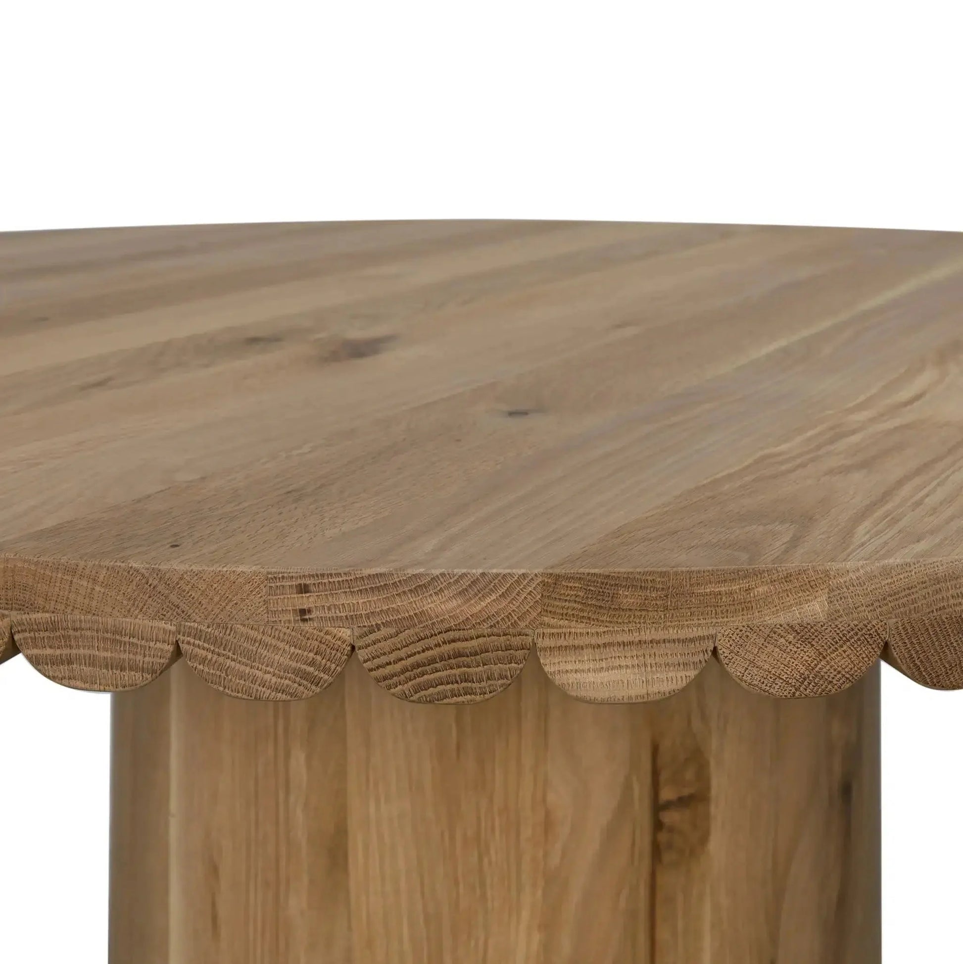 Lane Natural Wood Round Dining Table-Dining Tables-Noir-Sideboards and Things