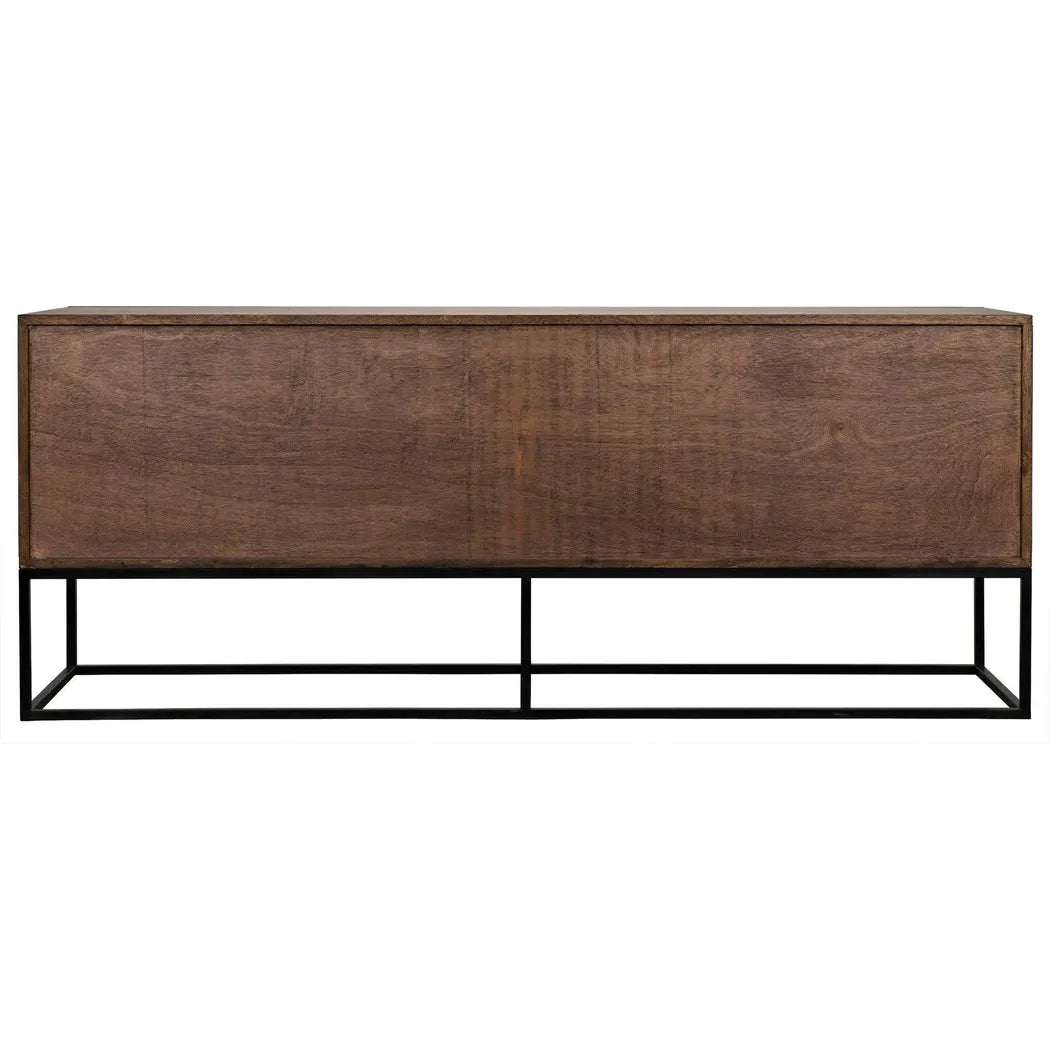 Noir Lanon Wood Steel Base Sideboard