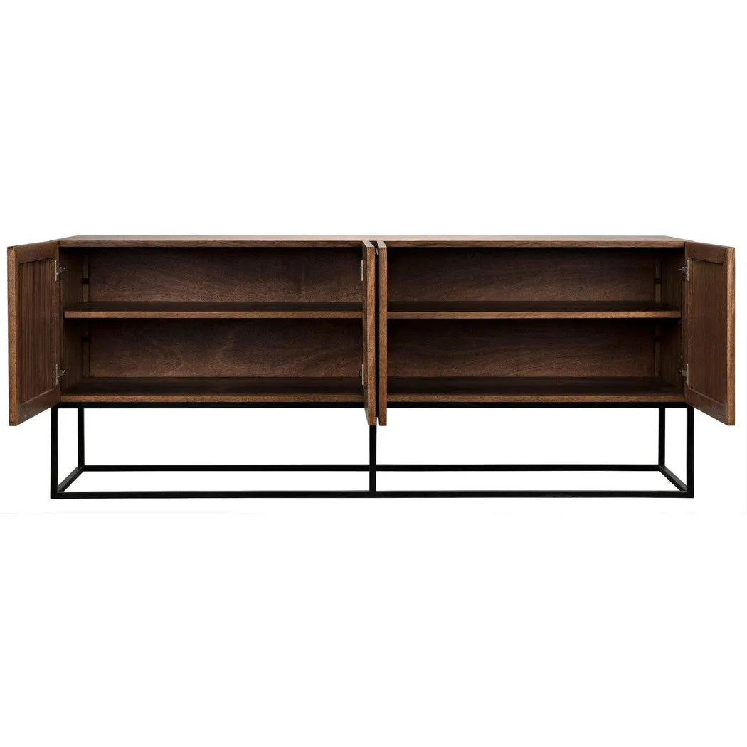Noir Lanon Wood Steel Base Sideboard