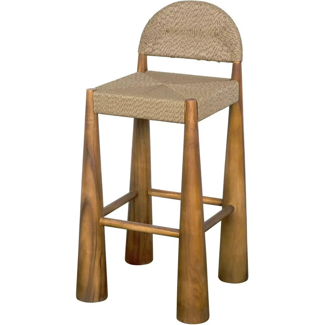 Laredo Teak Wood Bar Stool