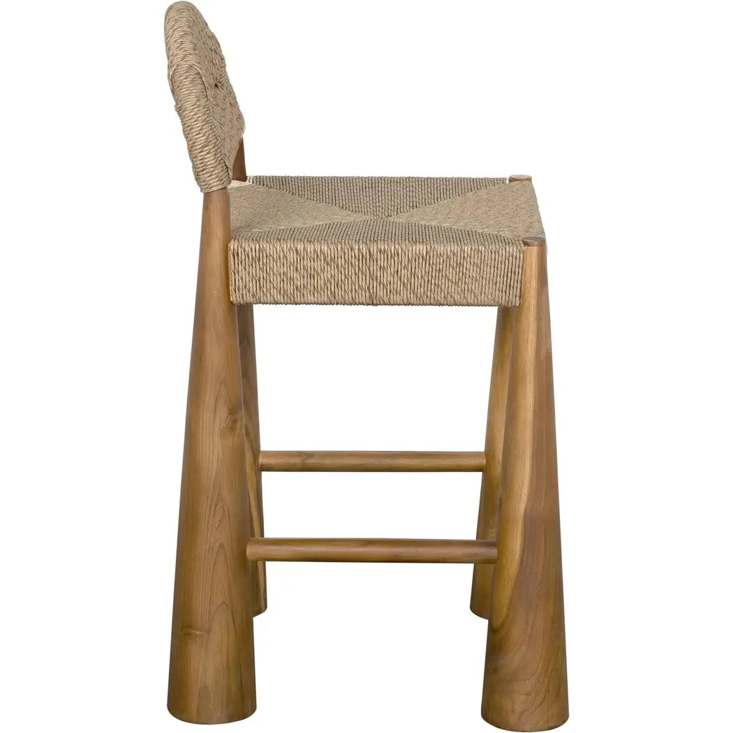 Laredo Teak Wood Counter Stool