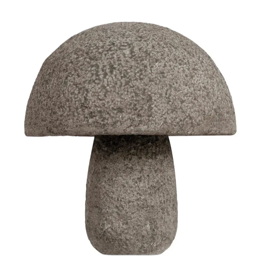 Granite Stone Textured Outdoor Mushroom Sculpture