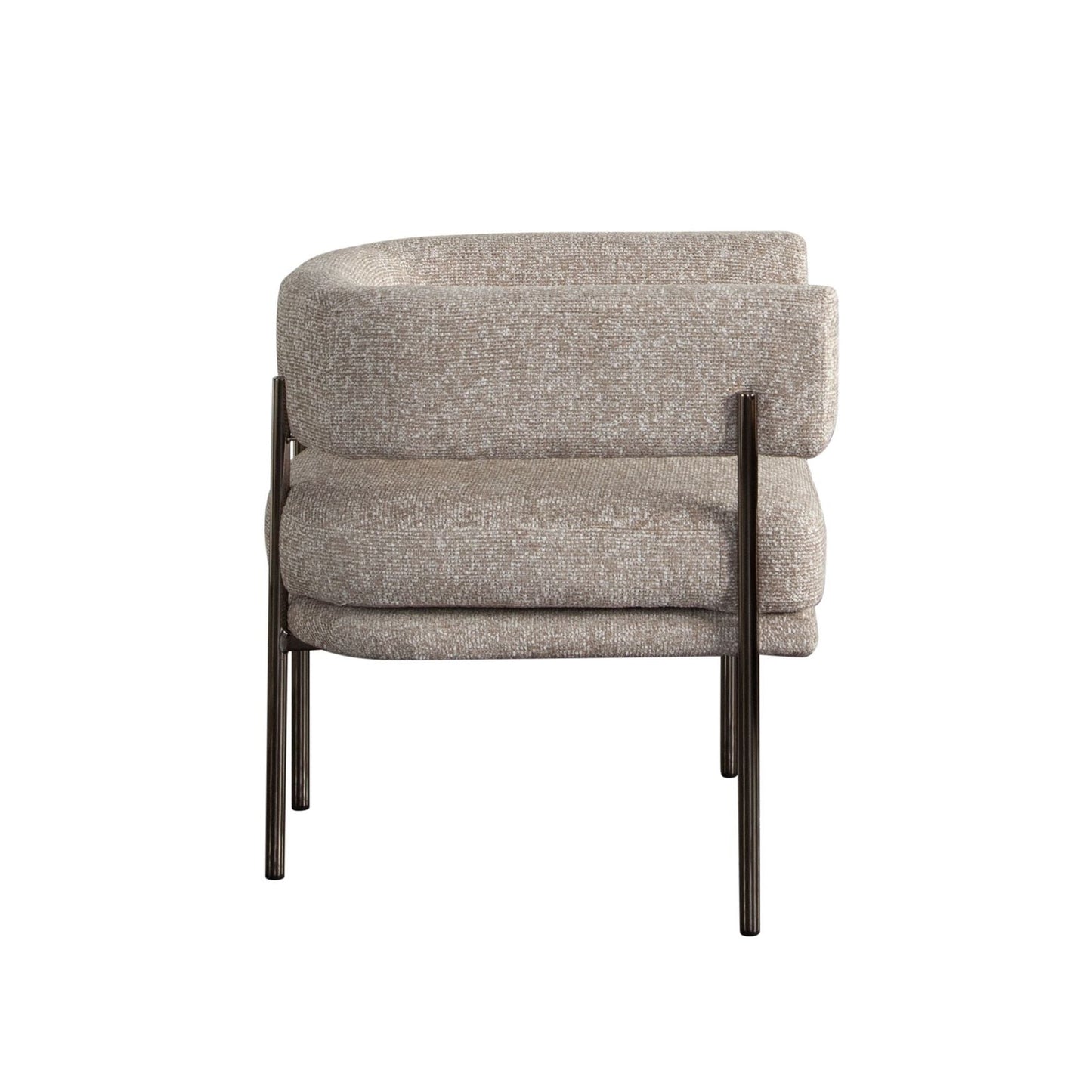 Diamond Sofa Lark Wheat Fabric Dining Chair 2PC