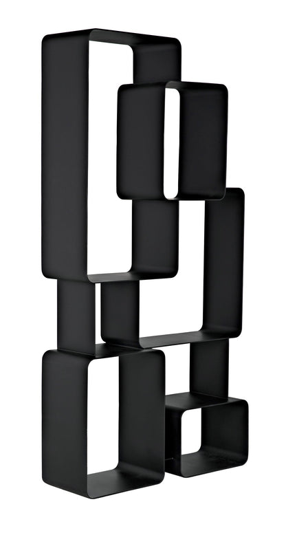 Larra Bookcase-Bookcases-Noir-Sideboards and Things