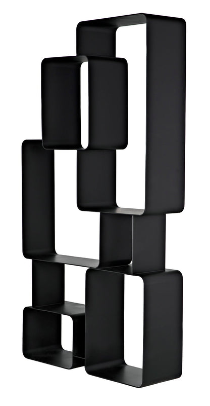 Larra Bookcase-Bookcases-Noir-Sideboards and Things