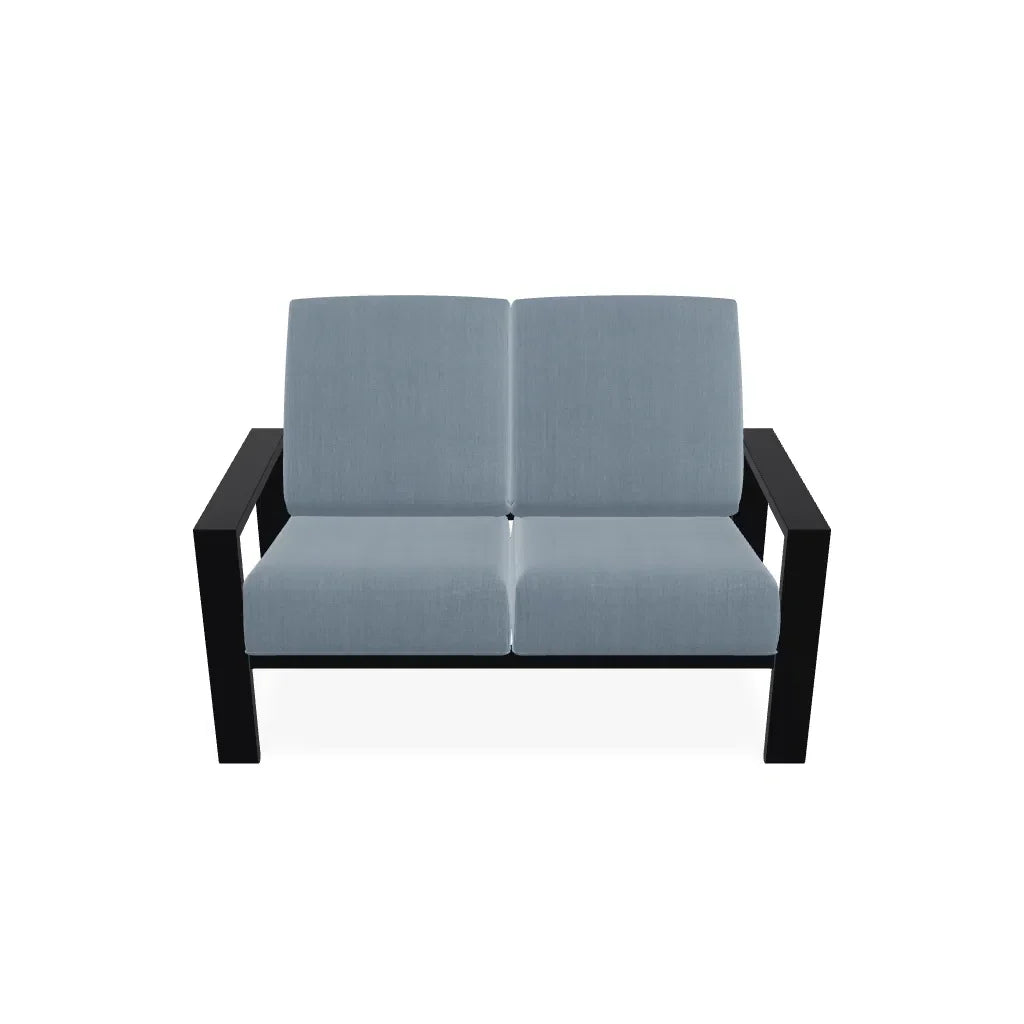 Larssen Deep Cushion Loveseat With Durable Aluminum Frame