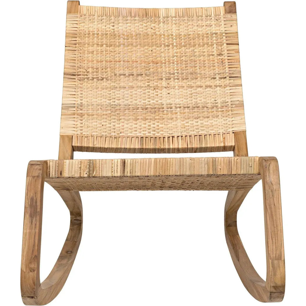 Las Palmas Natural Teak Wood Chair Woven