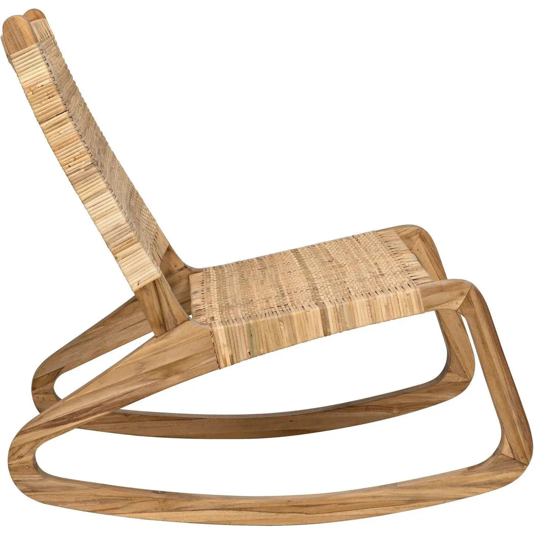 Las Palmas Natural Teak Wood Chair Woven
