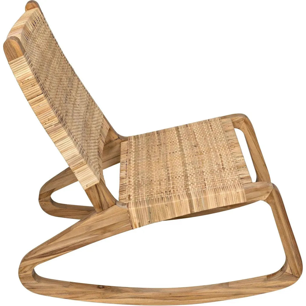 Las Palmas Natural Teak Wood Chair Woven