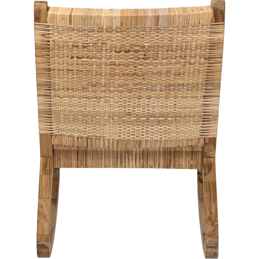 Las Palmas Natural Teak Wood Chair Woven