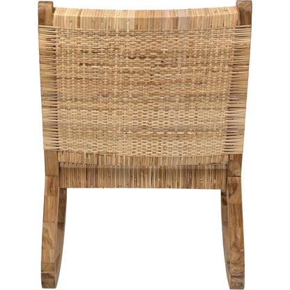 Las Palmas Natural Teak Wood Chair Woven