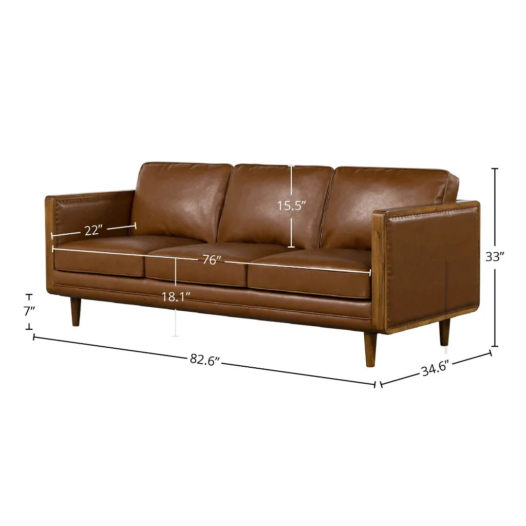 Las Vegas Mandalay Leather Sofa