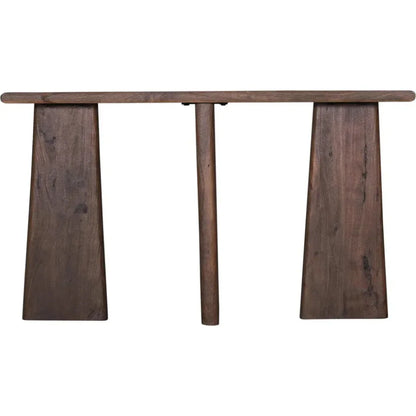 Bassett Mirror Lasso Wood Brown Rectangular Console Table